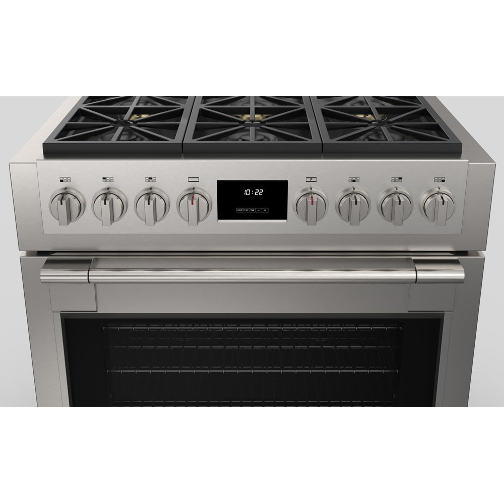 Fulgor Milano 36 in. 600 Series Pro All Gas Range with 6 Burners in Stainless Steel (F6PGR366S2)