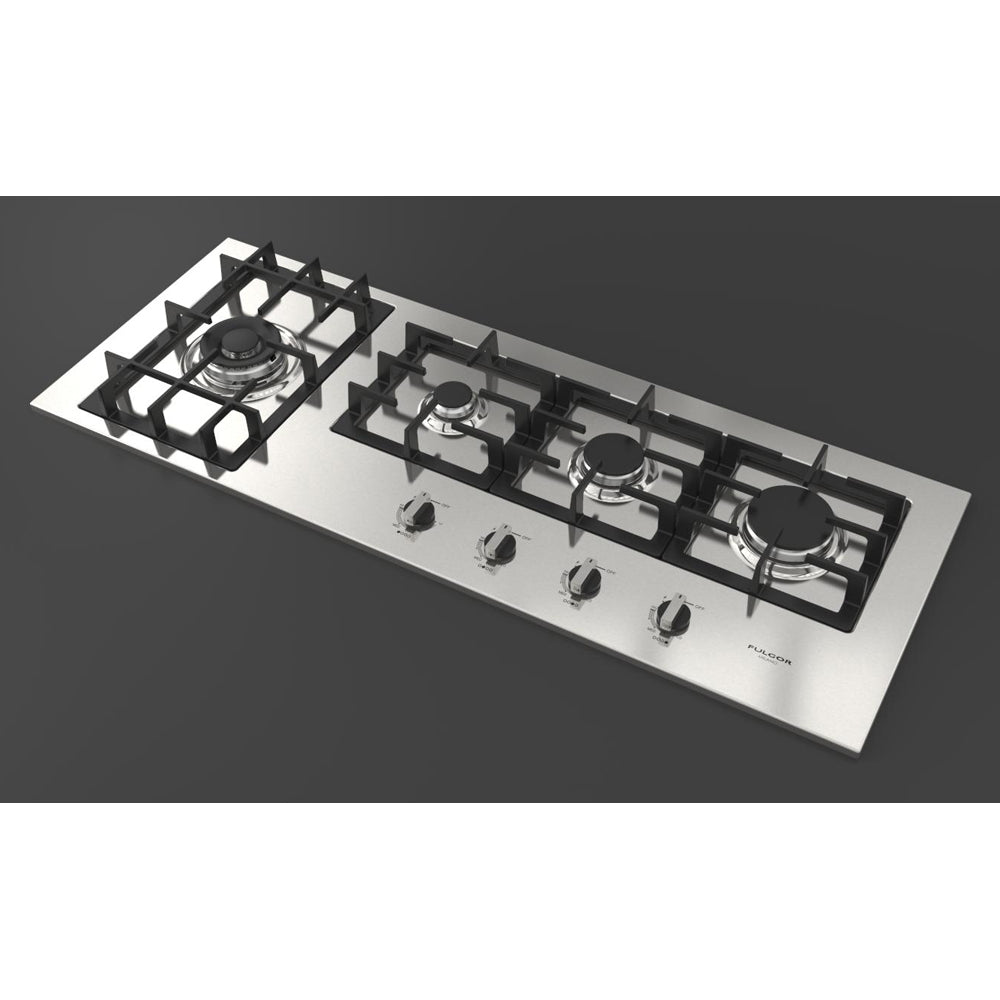 Fulgor Milano 42 in. 400 Series Gas Cooktop with 4 Burners in Stainless Steel (F4GK42S1)