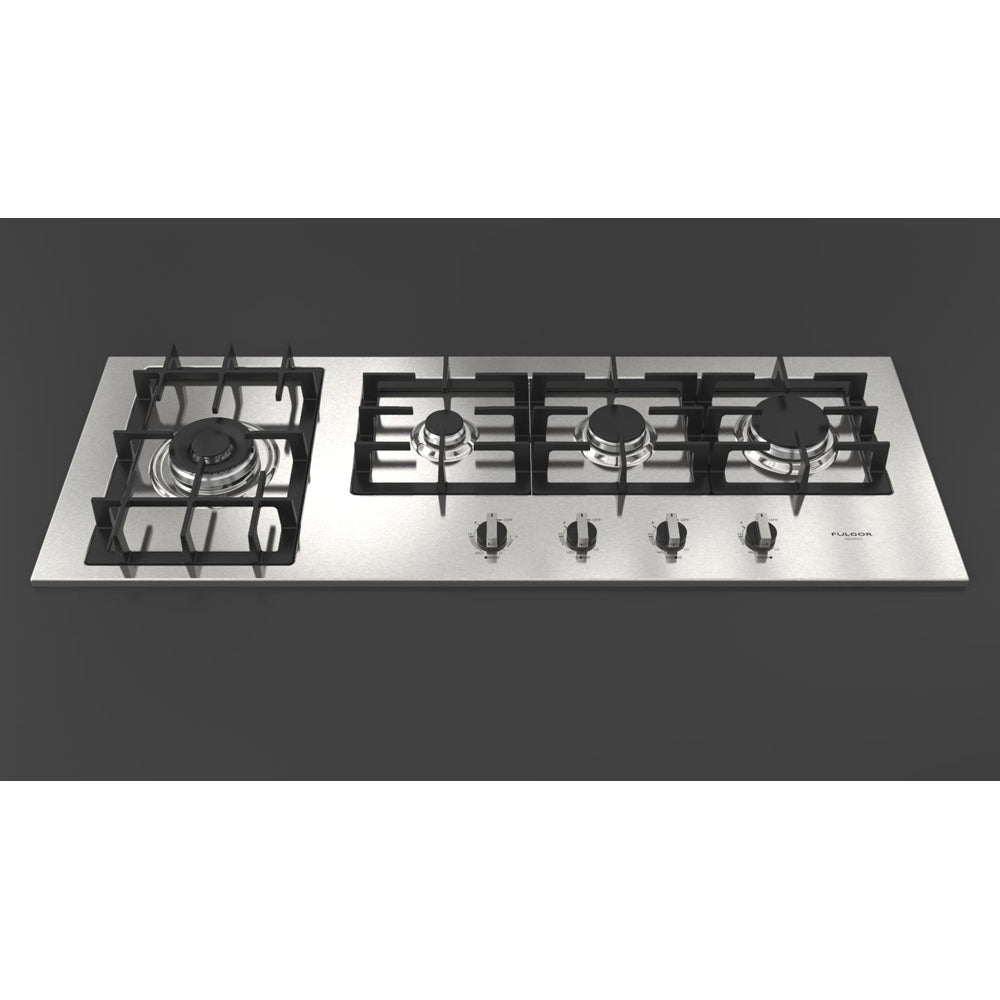 Fulgor Milano 42 in. 400 Series Gas Cooktop with 4 Burners in Stainless Steel (F4GK42S1)