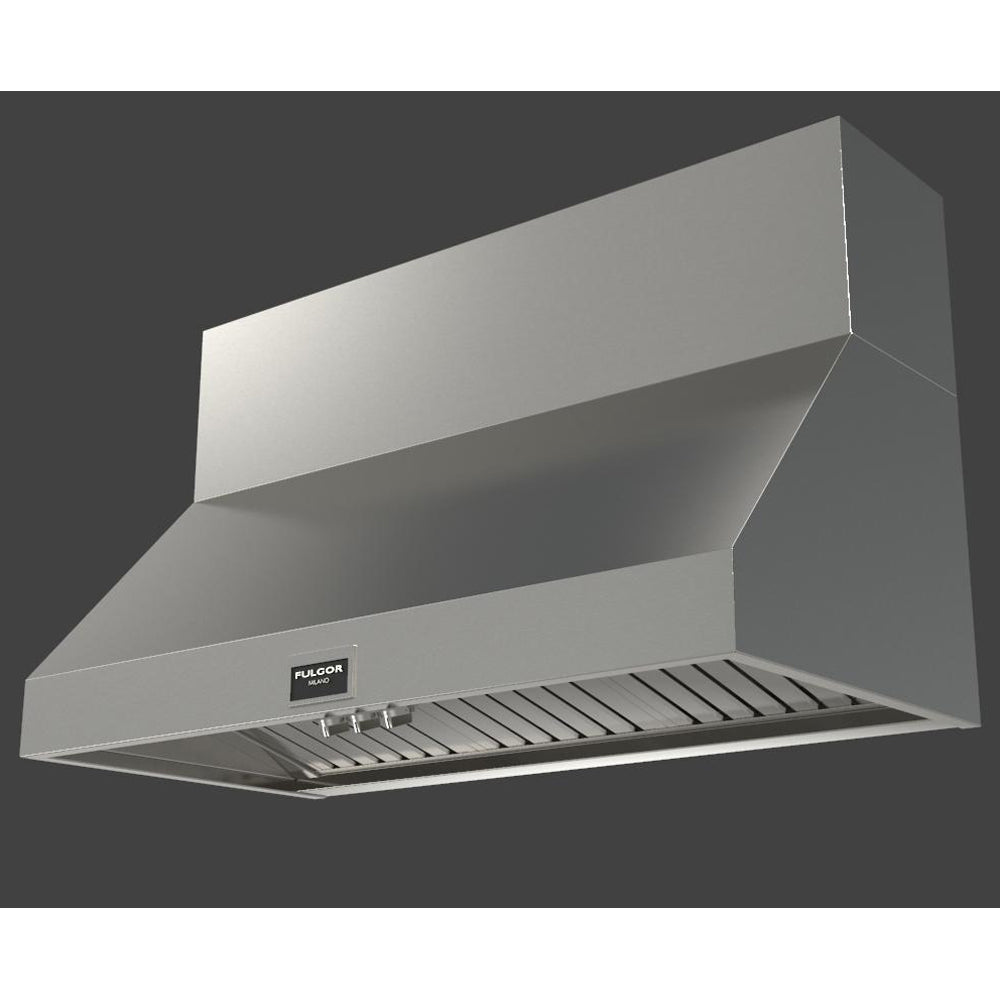 Fulgor Milano 48 in. 1000 CFM Professional Under Cabinet Range Hood with Knob Control in Stainless Steel (F6PH48DS1)