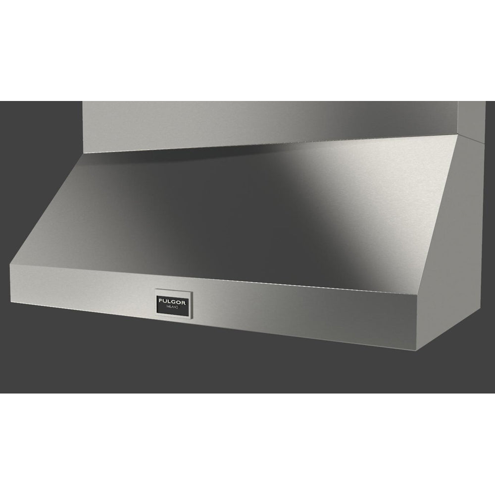 Fulgor Milano 48 in. 1000 CFM Professional Under Cabinet Range Hood with Knob Control in Stainless Steel (F6PH48DS1)