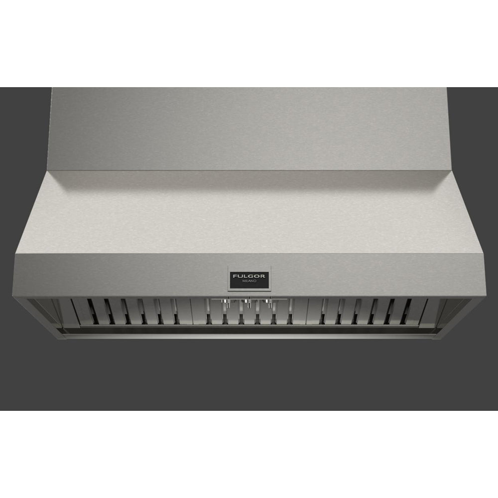 Fulgor Milano 48 in. 1000 CFM Professional Under Cabinet Range Hood with Knob Control in Stainless Steel (F6PH48DS1)