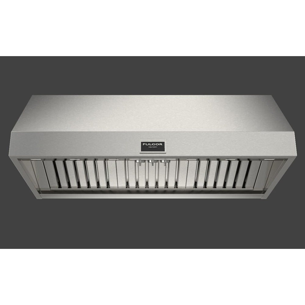 Fulgor Milano 48 in. 1000 CFM Professional Under Cabinet Range Hood with Knob Control in Stainless Steel (F6PH48DS1)