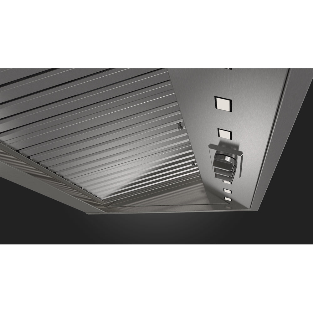 Fulgor Milano 48 in. 1000 CFM Professional Wall Mount Range Hood in Stainless Steel (F6PC48DS1)