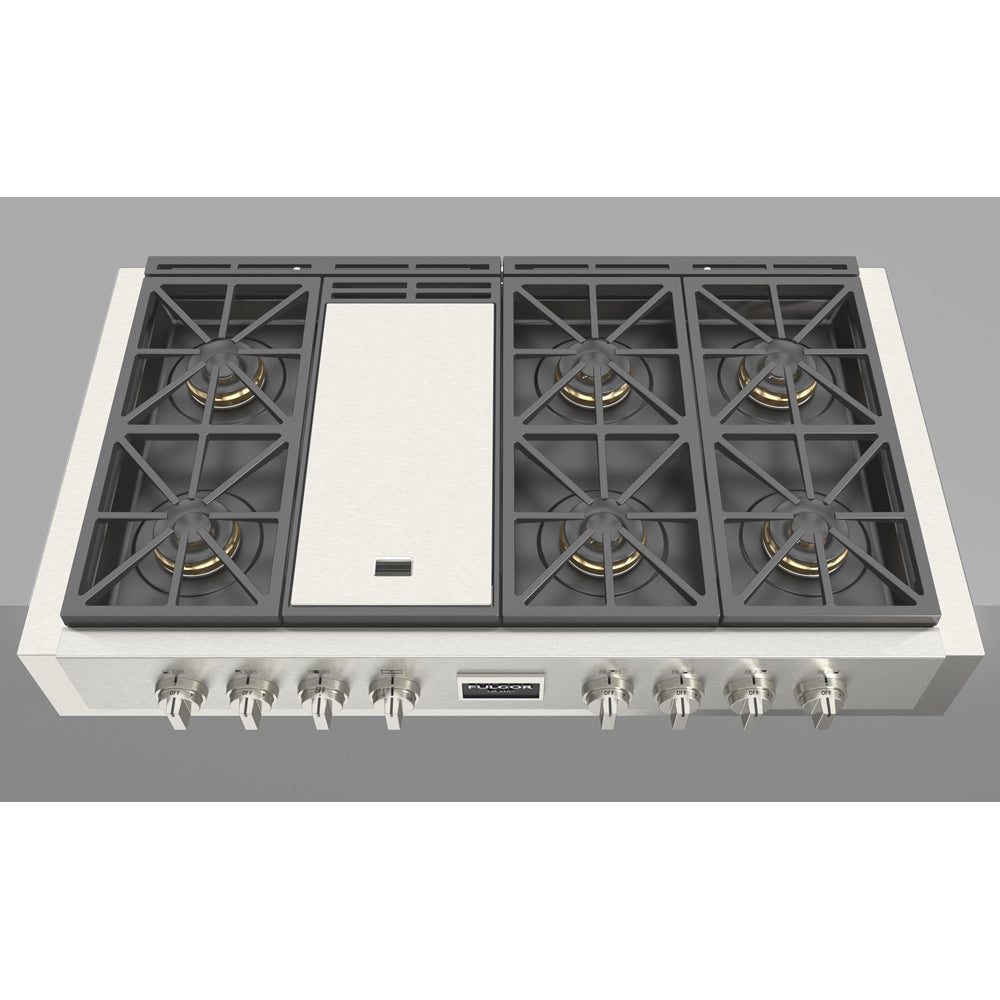 Fulgor Milano 48 in. 600 Professional Series All Gas Rangetop (F6GRT486GS1)