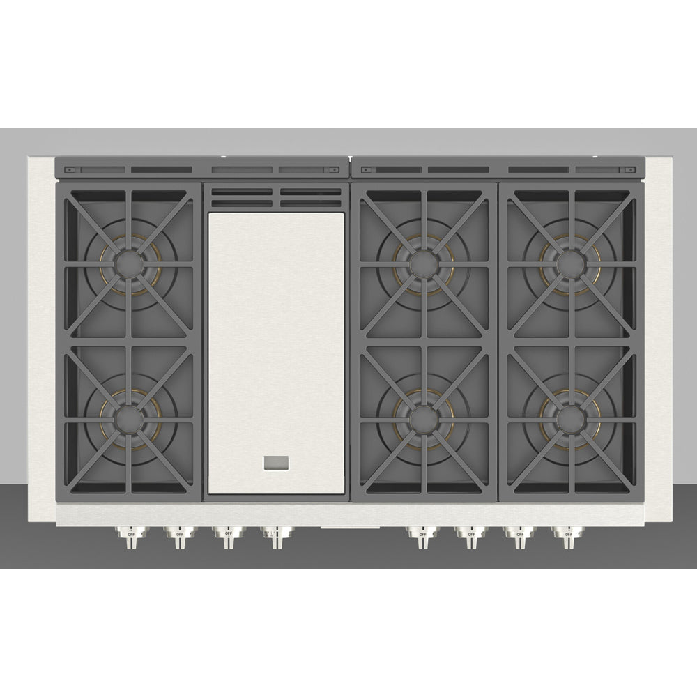 Fulgor Milano 48 in. 600 Professional Series All Gas Rangetop (F6GRT486GS1)