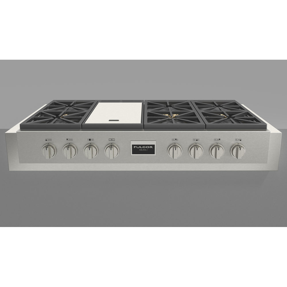 Fulgor Milano 48 in. 600 Professional Series All Gas Rangetop (F6GRT486GS1)