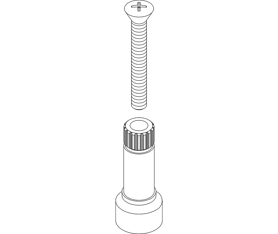Central Brass G-1548-ET Stem Extension with Screw