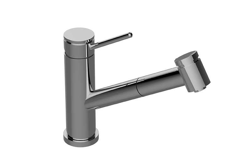 GRAFF Onyx PVD Pull-Out Kitchen Faucet G-4425-LM53-OX