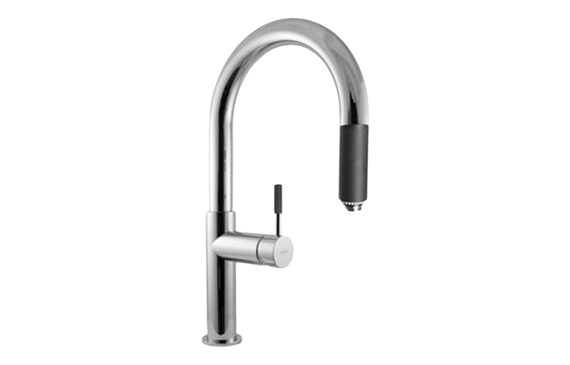 GRAFF Brushed Brass PVD Pull-Down Kitchen Faucet G-4613-LM3-BB