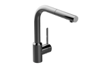 GRAFF Onyx PVD Pull-Out Kitchen Faucet G-4630-LM41K-OX