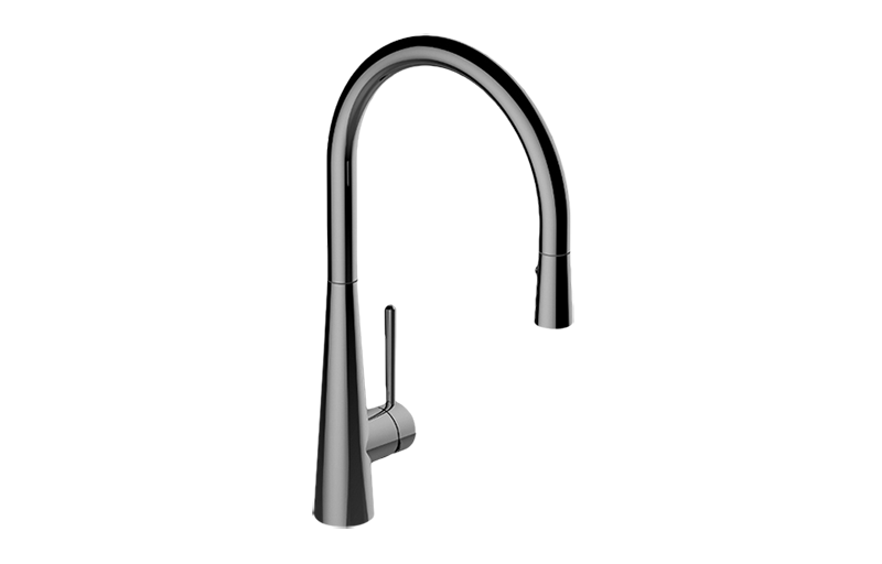 GRAFF Brushed Nickel Pull-Down Kitchen Faucet G-4881-LM52-BNi
