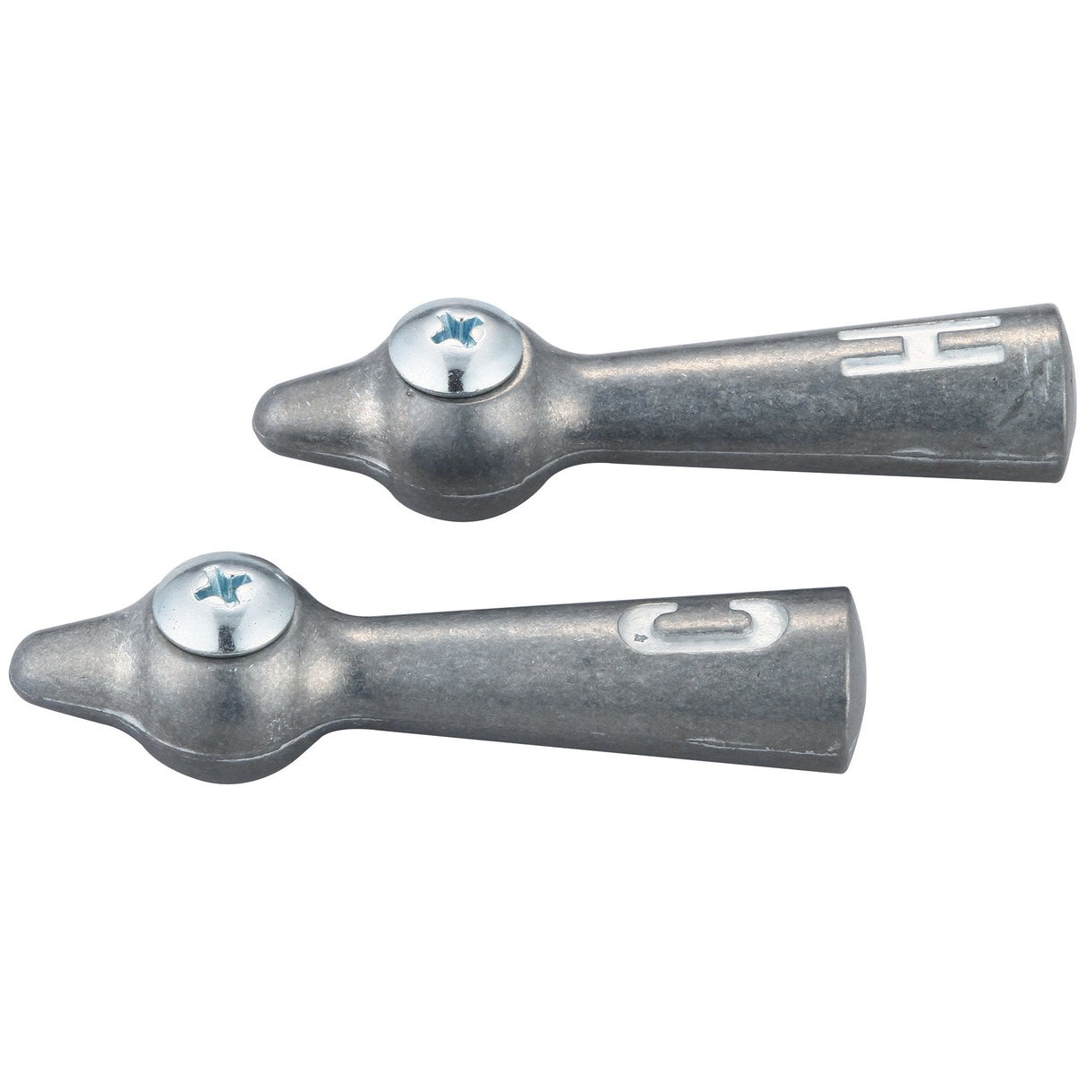 Central Brass G-520-W Lever Laundry Faucet Handles Cold & Hot With Screws