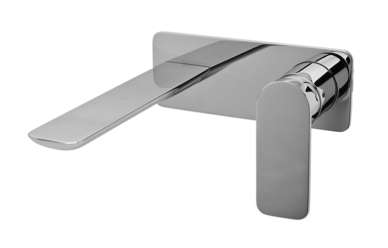 GRAFF Polished Nickel Sento Wall-Mounted Lav Faucet w/Single Handle - Trim G-6336-LM42W-PN-T