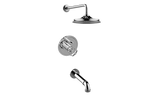 GRAFF Brushed Nickel  Contemporary Pressure Balancing Shower Set (Trim Only) G-7216-C18B-BNi-T