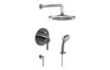 GRAFF Polished Chrome Contemporary Pressure Balancing Shower w/Handshower - Trim Only  G-7279-LM46S-PC-T