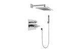 GRAFF Polished Chrome Contemporary Pressure Balancing Shower Set (Rough & Trim) G-7295-C14S-PC