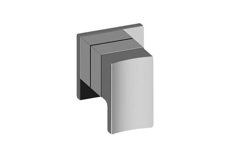 GRAFF Polished Nickel M-Series Square Two-Way Diverter Valve Trim Plate w/Targa/Sade Handle G-8071-LM36E1-PN-T