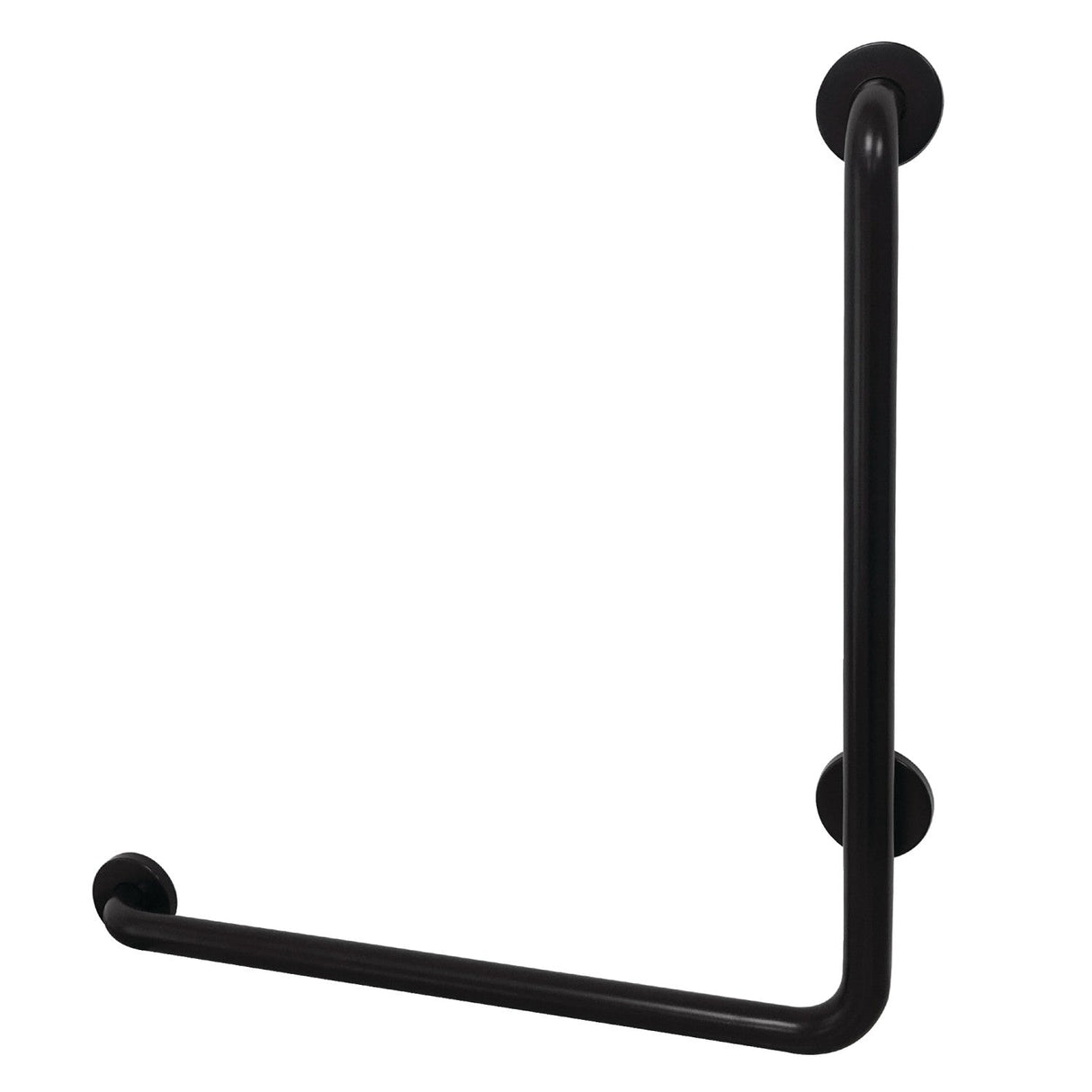 Made To Match Thrive In Place GBL1424CSL0 24-Inch X 24-Inch L-Shaped Grab Bar, 1-1/4 Inch O.D, Left Hand, Matte Black