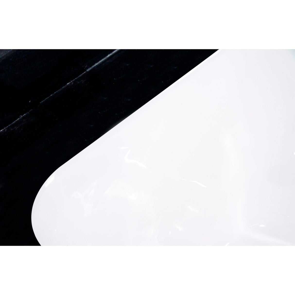 Towne GCKUS362211 36-Inch Cast Iron Undermount 4-Hole Single Bowl Kitchen Sink, White