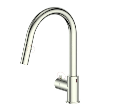 ZLINE Gemini Touchless Kitchen Faucet (GEM-KFS)-Kitchen Faucets-GEM-KFS-BN ZLINE Kitchen and Bath