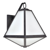 Brian Patrick Flynn for Crystorama Glacier 3 Light Black Charcoal Outdoor Sconce GLA-9702-OP-BC