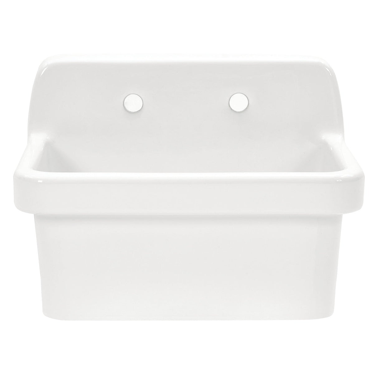 Doriteal GPKWS241917 24-Inch Ceramic Wall Mount Utility Sink, Glossy White