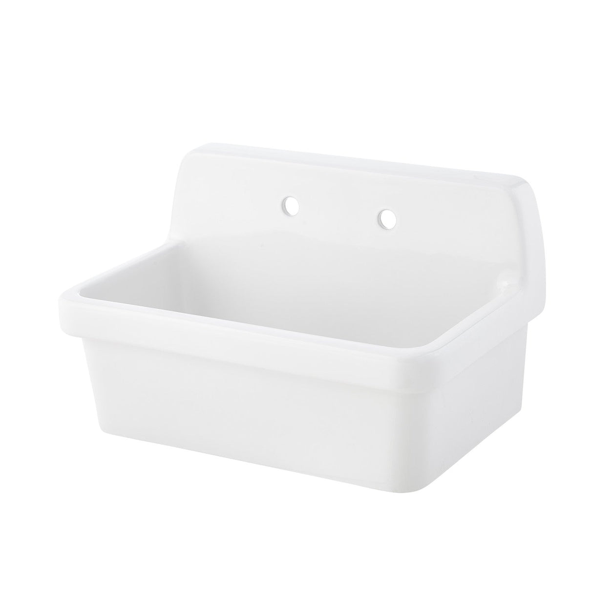 Doriteal GPKWS301918 30-Inch Ceramic Wall Mount Utility Sink, Glossy White