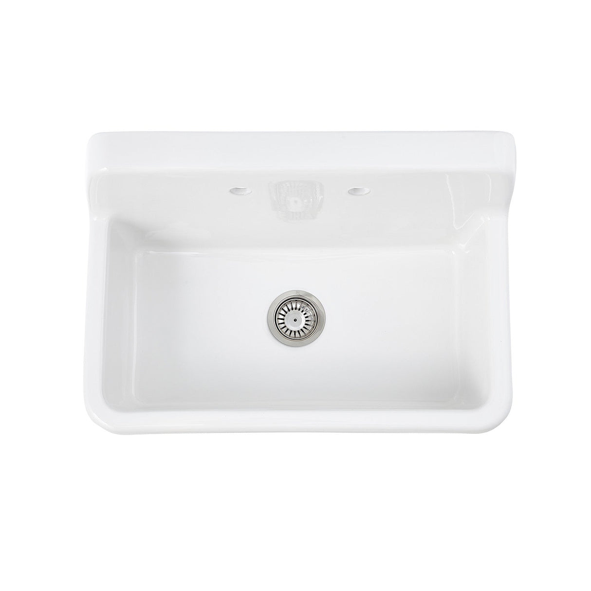 Doriteal GPKWS301918 30-Inch Ceramic Wall Mount Utility Sink, Glossy White