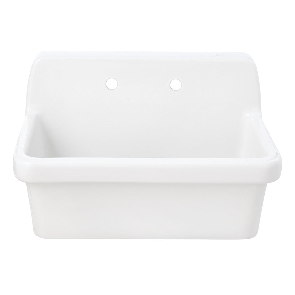 Doriteal GPKWS301918 30-Inch Ceramic Wall Mount Utility Sink, Glossy White
