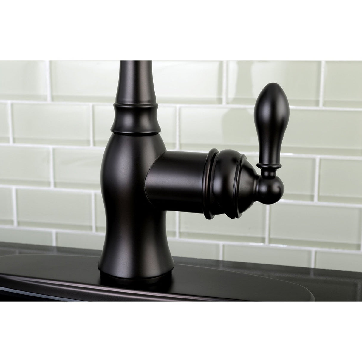 American Classic GSY7705ACLSP Single-Handle 2-or-4 Hole Deck Mount Kitchen Faucet with Brass Sprayer, Oil Rubbed Bronze