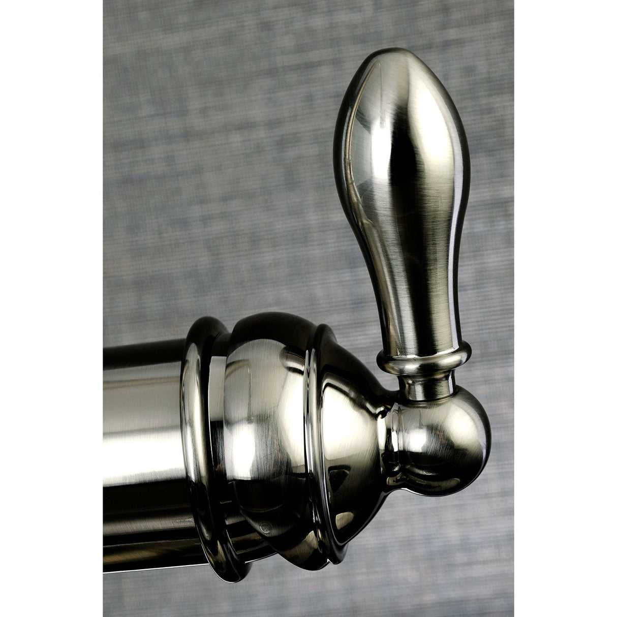 American Classic GSY7778ACL Single-Handle 1-or-3 Hole Deck Mount Pull-Down Sprayer Kitchen Faucet, Brushed Nickel
