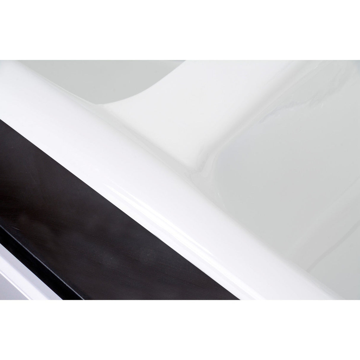 Petra Galley GT33229D2 33-Inch Cast Iron Self-Rimming 2-Hole Double Bowl Drop-In Kitchen Sink, White