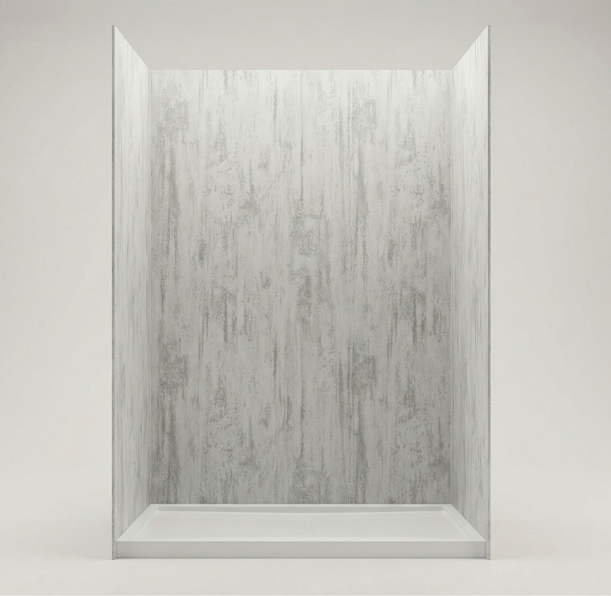 FIBO 72″ x 38″ Alcove Shower & Tub Wall Kit – Limited Promo! - Waterproof PVC Panels