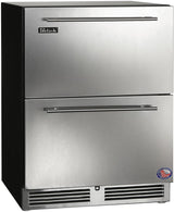 Perlick 24-Inch ADA Compliant Series Built-In Drawer Counter Depth Compact Freezer with 4.6 cu. ft. Capacity in Stainless Steel (HA24FB-4-5DL)