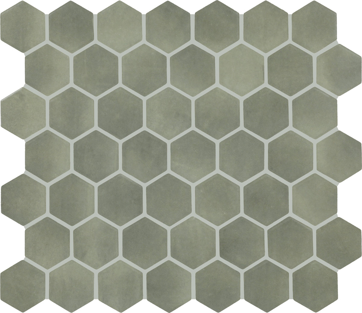 Daltile Heirloom Hues Antique Moss Hexagon 1 1/2x1 1/2 Matte Mosaic Tile