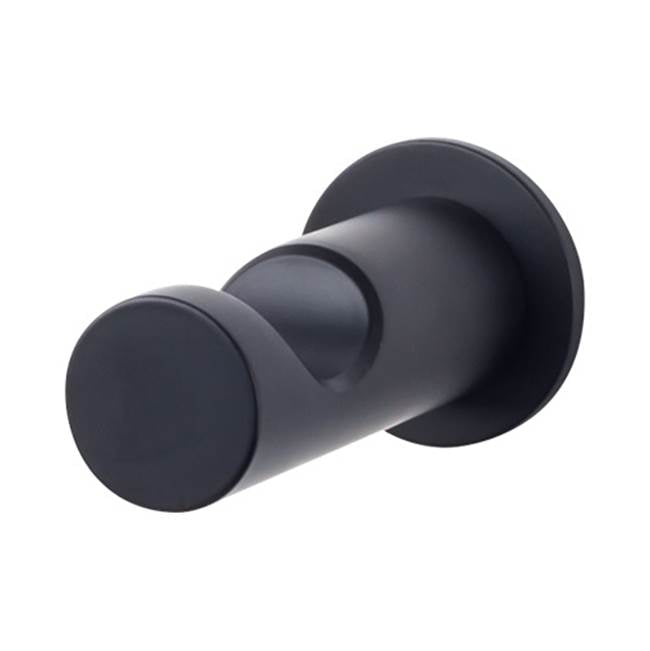 Top Knobs HOP1 Hopewell Bath Single Hook - Flat Black