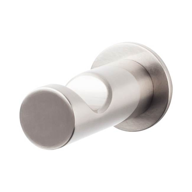 Top Knobs HOP1 Hopewell Bath Single Hook - Brushed Satin Nickel