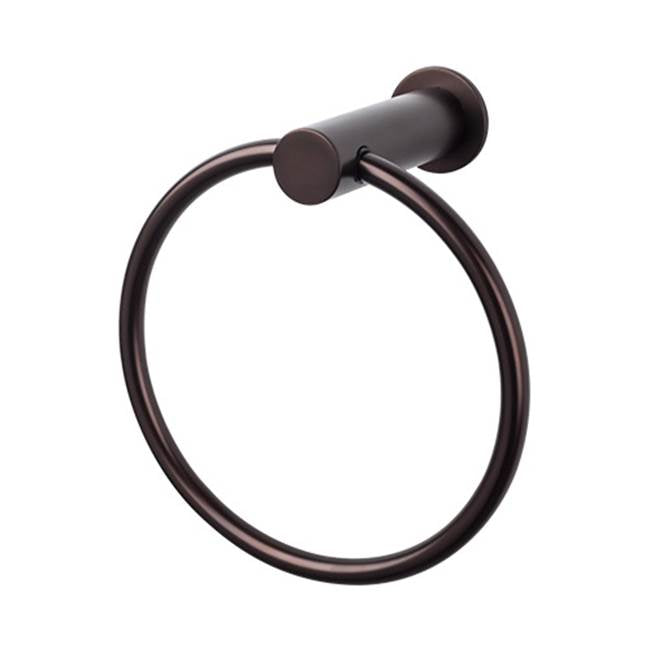 Top Knobs HOP5 Hopewell Bath Ring - Oil Rubbed Bronze