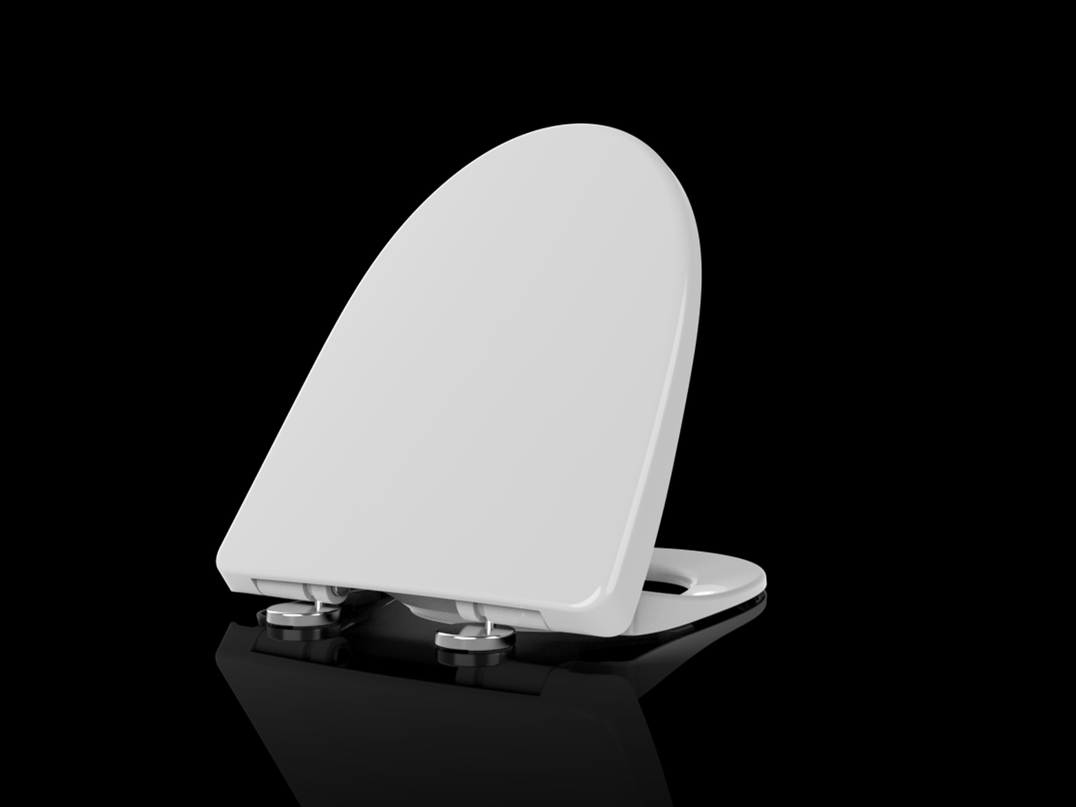 ICERA Polypropylene Seat EL Silent Close Quick-Release White S-236.01