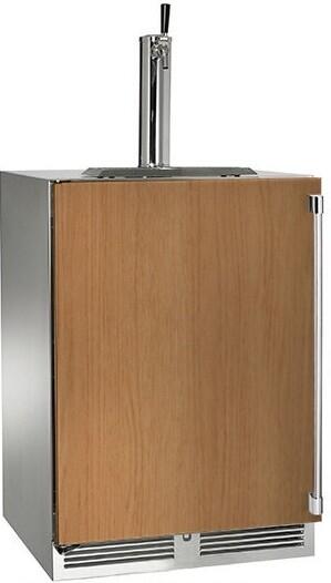 Perlick 24" Signature Series Marine Beer Dispenser with 5.2 cu. ft. Capacity Single Tap in Panel Ready (HP24TM-4-2-1)