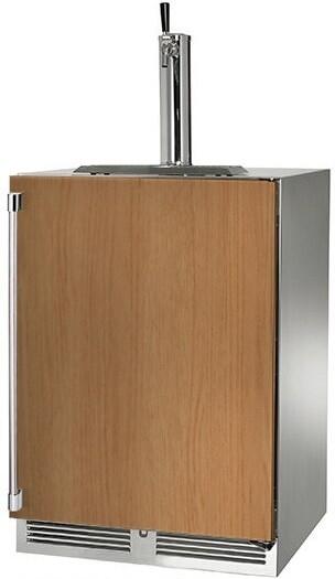 Perlick 24" Signature Series Marine Beer Dispenser with 5.2 cu. ft. Capacity Single Tap in Panel Ready (HP24TM-4-2-1)