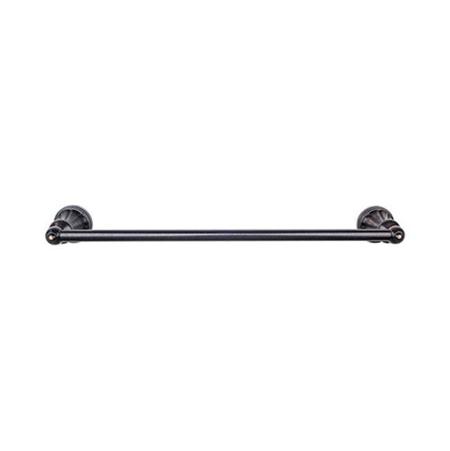 Top Knobs HUD10 Hudson Bath 30" Single Towel Bar - Tuscan Bronze