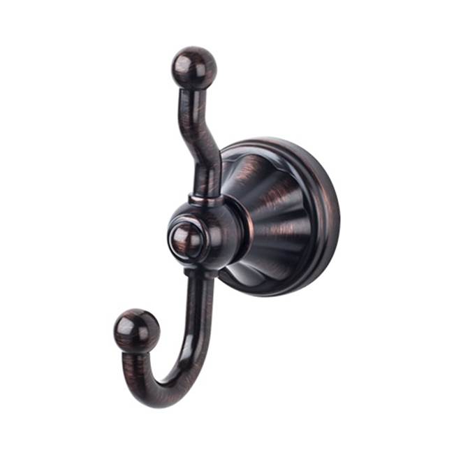 Top Knobs HUD2 Hudson Bath Double Hook - Tuscan Bronze
