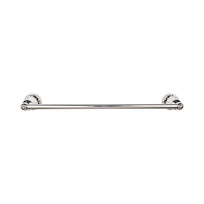 Top Knobs HUD6 Hudson Bath 18" Single Towel Bar - Polished Nickel