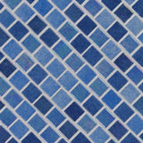 Hawaiian sky 11.81X11.81 glass mesh mounted mosaic tile SMOT-GLSB-HAWSKY4MM product shot multiple tiles angle view