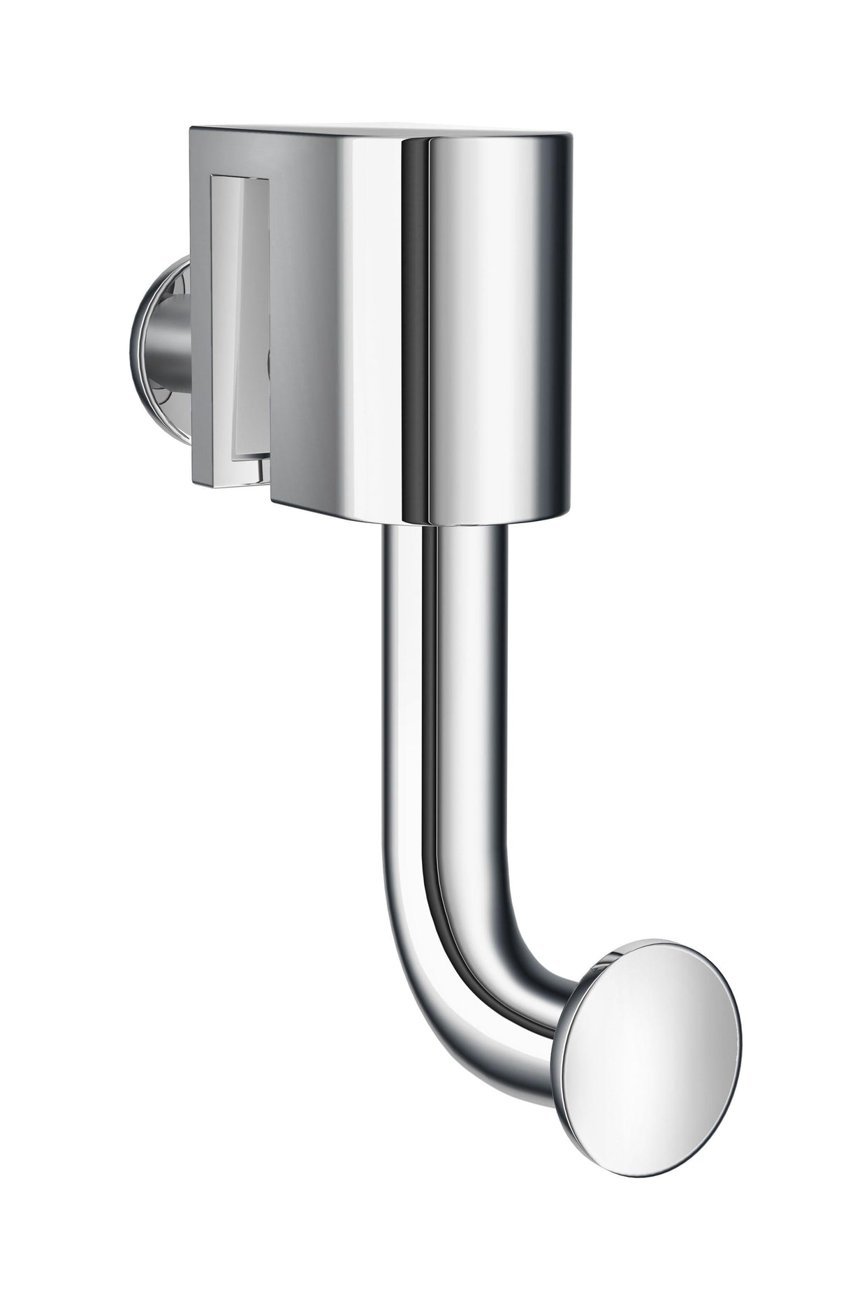 Smedbo Sideline Hook for Glass Shower Panel in Polished Chrome