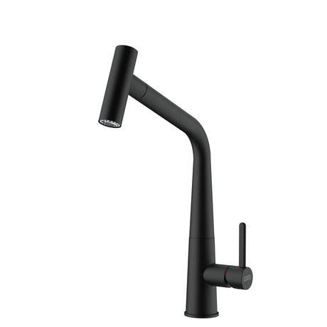 FRANKE ICN-PO-MBK Icon 14-in Single Handle Pull-Out Kitchen Faucet in Matte Black In Matte Black