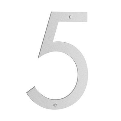 Smedbo Nordic House Number 5 in Matt grey