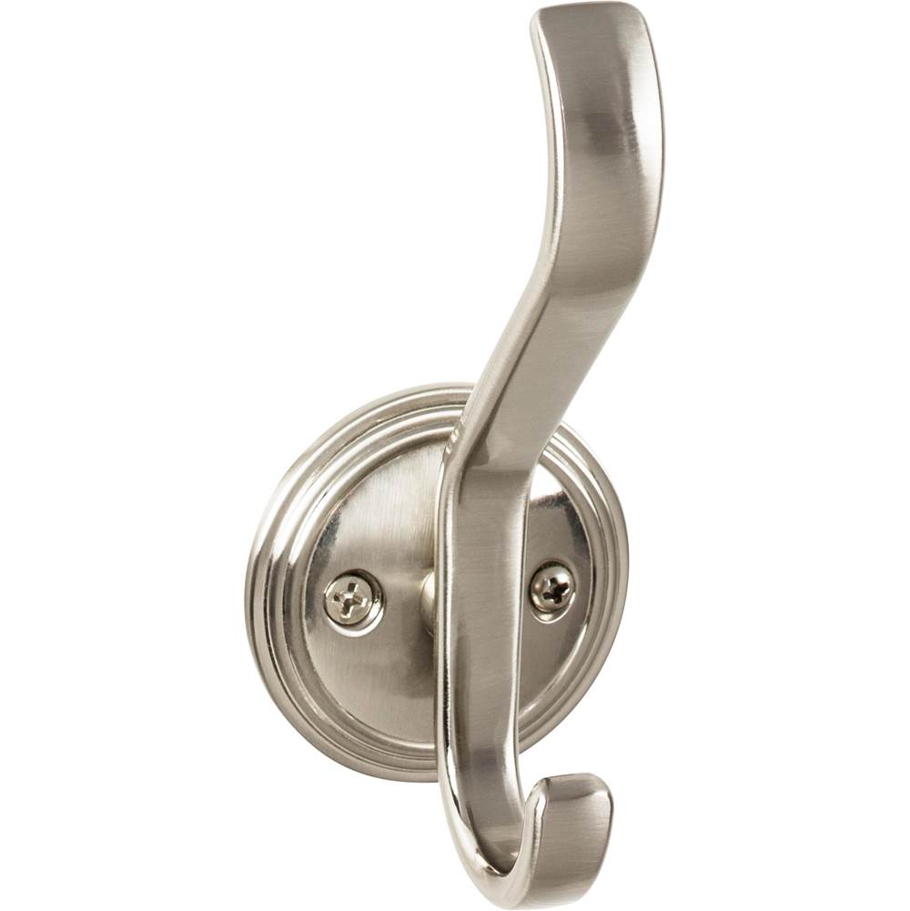 Top Knobs TK1062 Reeded Hook 4 11/16 Inch - Brushed Satin Nickel